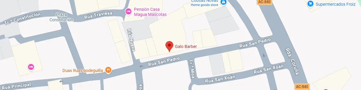 Vista previa del mapa de Galo Barber
